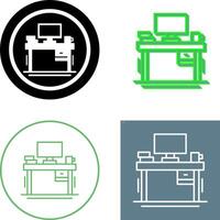 Desk Icon Design vector