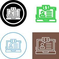 Employee Benefits Icon Design vector