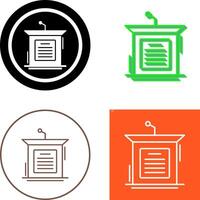 Podium Icon Design vector