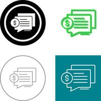 Dialog Icon Design vector