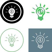 Light Bulb Icon Design vector