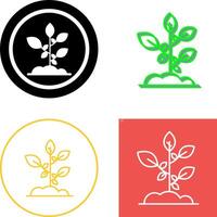 Sprout Icon Design vector