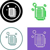 Document Icon Design vector