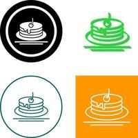 Pancake Icon Design vector