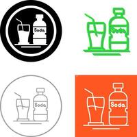 soda icono diseño vector