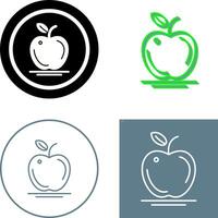 diseño de icono de manzana vector