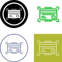 Credit Card Icon Design vector