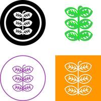 Tobacco Leafs Icon Design vector