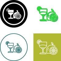 Lime Juice Icon Design vector