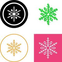 diseño de icono de copo de nieve vector