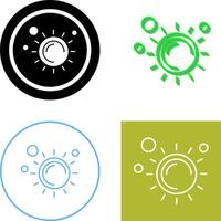 Sun Icon Design vector