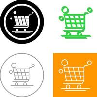 Trolley Icon Design vector