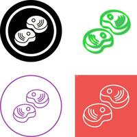 Steak Icon Design vector