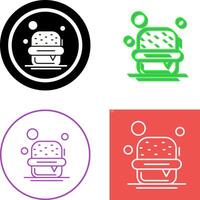 diseño de icono de hamburguesa vector