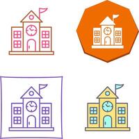 University Campus Icon Design vector