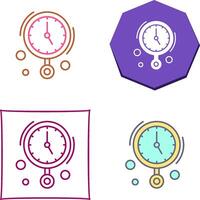 Wall Clock Icon Design vector