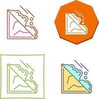 Avalanche Icon Design vector