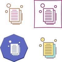 Document Icon Design vector