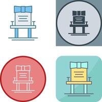 Chair Icon Design vector