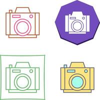 diseño de icono de cámara de fotos vector