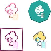Big Data Icon Design vector