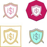 Shield Icon Design vector