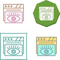 Eye Icon Design vector