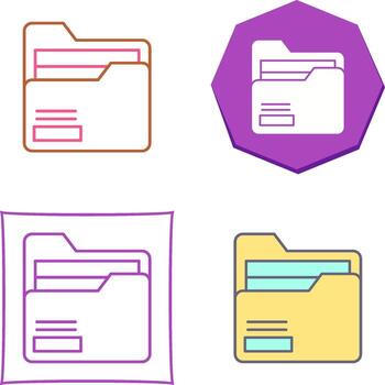 Folder Icon Design vector