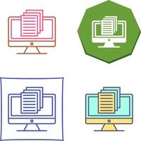 Document Icon Design vector