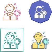 Candidate Icon Design vector