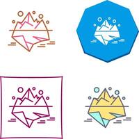 Iceberg Icon Design vector