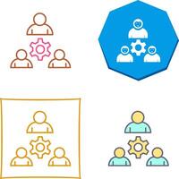 Teamwork Icon Design vector