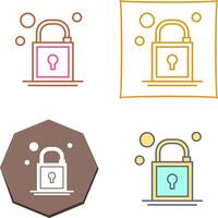 Lock Icon Design vector