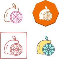 Lemon Icon Design vector