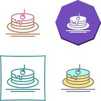 Pancake Icon Design vector