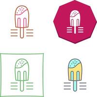 Popsicle Icon Design vector