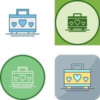 Suitcase Icon Design vector