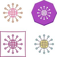 Networking Icon Design vector