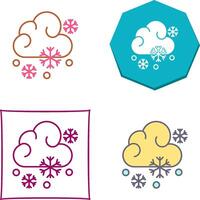 Snowy Icon Design vector