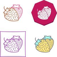 Strawberry Icon Design vector