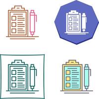 Check List Icon Design vector