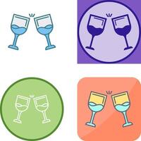 vino icono diseño vector