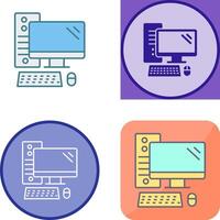 Computer Icon Design vector