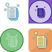 Document Icon Design vector