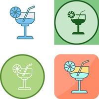 Cocktail Icon Design vector