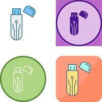 Usb Icon Design vector