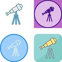Telescope Icon Design vector