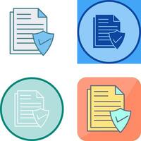 Valid Document Icon Design vector