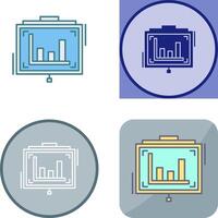 Presentation Icon Design vector