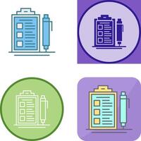Check List Icon Design vector